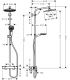 Thermostatic shower column 1 jet series Crometta Hansgrohe art.27267