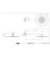 Wall shower head Gessi Intreccio collection art. 54148