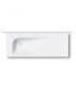 Wall hung washbasin 100 cm without holes collection Grandangle