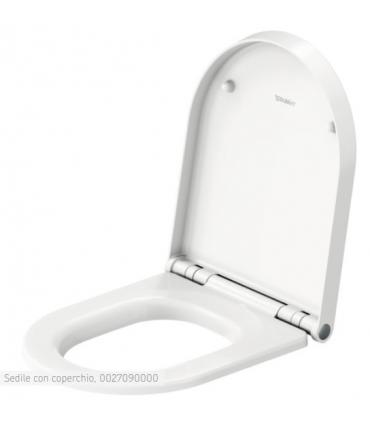 Duravit toilet seat, White Tulip series with soft close 002709