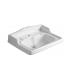 Simas arcade ar824 Washbasin 68cm prof.54cm wall hung with espalier.