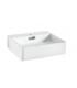 Countertop washbasin, Lineabeta, collection Momon, model 53555, rectangular, white matt