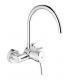 Wall mounted mixer with high spout for sink Grohe collection Concetto