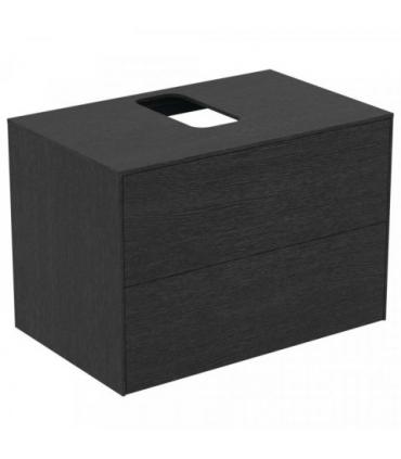 Ideal Standard 2-drawer wood veneer vanity unit Conca