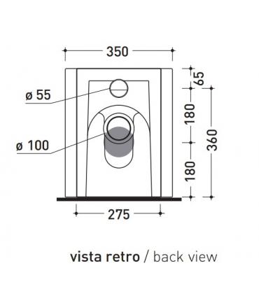 WC suspendu Ceramica Flaminia Astra AS117G go clean