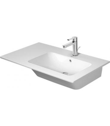 Washbasin  asymmetrical with basin to the right, Duravit Me by Starck without  hole