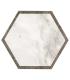 Carrelage au sol FAP Roma Deco series hexagonal 25X21,6 mat