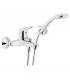 External bathtub mixer with hand shower, Nobili hera 2005