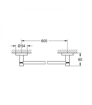 Portasalviette lineare, Grohe serie Essentials art.40366001