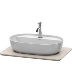 Top consolle Duravit Luv in quarzo ricomposto