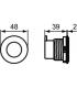 Comando pneumatico per scarico Ideal Standard Septa XS P1