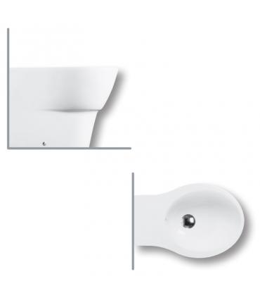 Bidet back to wall single hole HATRIA collection Nido