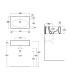 Simas Spazio Lft54 countertop or wall-hung washbasin 61