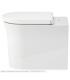 Duravit back to wall toilet, White Tulip 200109 series