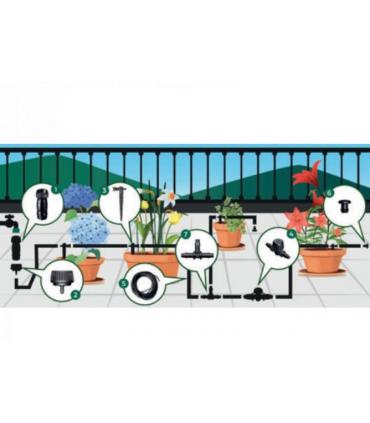 Kit complet d'irrigation pour balcon Irritec