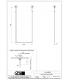 Porta salviette a soffitto 38143