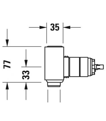 Body  built-in  for washbasin  wall  Duravit series  C.1