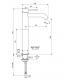 Miscelatore alto per lavabo Ideal Standard Ceraline BC269