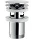 Push-button drain for wash-basin