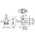 Thermostatic shower built in mixer Nobili Carlos Primero