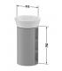 Meuble sous-vasque Duravit Tulipe blanche WT4239