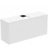 Meuble mince laqué pour lavabo Ideal Standard, série Conca