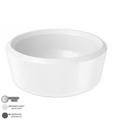 Countertop washbasin 40 cm without holes and without overflow collection Pencil
