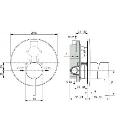 JOY A7385 EXT. PARTS SHOWER MIX