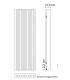 Tubes Soho vertical water radiator H.180 cm