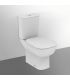 IDEAL STANDARD close-coupled toilet with slim soft close seat collection Esedra