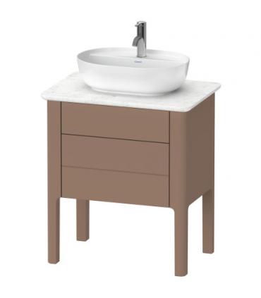 Base lavabo a pavimento, Duravit collezione Luv 2 cassetti