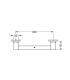 Wall grab rail for bathtub, Grohe collection Essentials Cube