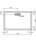 Ideal Standard Ultraflat New rectangular shower tray