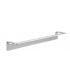 Towel bar series over art.B7011 in stainless steel aisi 316l finish satin dimensions l.30 - p.8 - h.5,5cm Dowel installation
