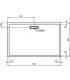 Ideal Standard Ultraflat New rectangular shower tray