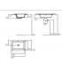 Lavabo da incasso squadrato Ideal Standard Strada