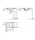 Lavabo da incasso sopra piano squadrato Ideal Standard Strada
