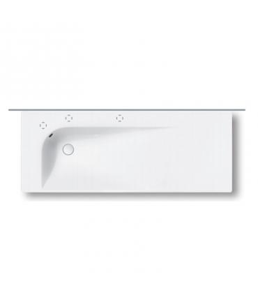 Lavabo suspendeux 100 cm monotrou collection Grandangle