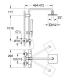 Colonna doccia termostatica esterna Grohe serie euphoria System art.27