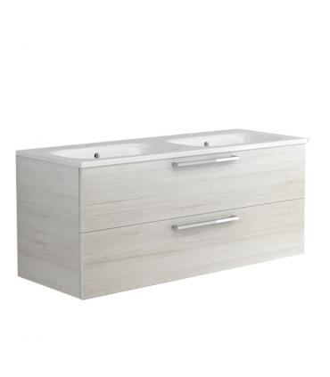 Forniture bathroom  double  washbasin  suspended and base  2 drawers