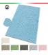 Fluffy bathroom rug 80x50