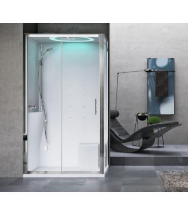MulH5 shower enclosure: H68 Novellini Eon 2P hydro function with left roof