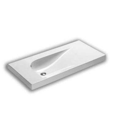 Wall hung washbasin 100 cm without holes collection Grandangle