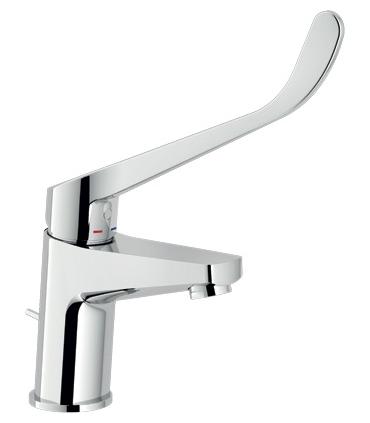 Washbasin mixer   with clinical lever Nobili with drain