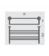 Towel holder for hotel da 56cm Colombo Hermitage B33870