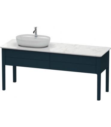 Base lavabo sur le sol pour lavabo à gauche, Duravit collection Luv 2 tiroirs