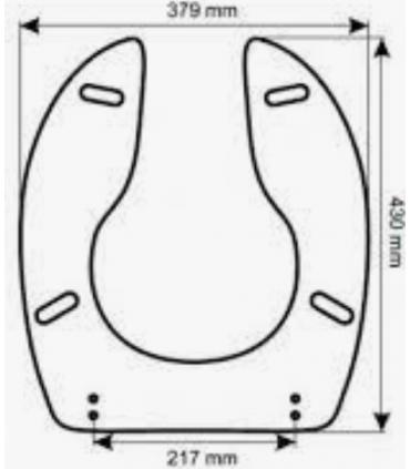 Abattant wc Flaminia wc handicapees