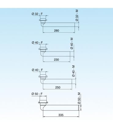 LIRA CURVA 23 CM D40 art.2424.07