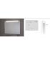 Koh-i-Noor mirror, Comfort, upper Led lighting