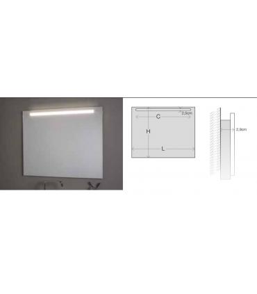 Specchio Koh-i-Noor, Comfort, illuminazione Led superiore